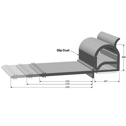 Illustrated image of All in One Wipe Seal with dimensions